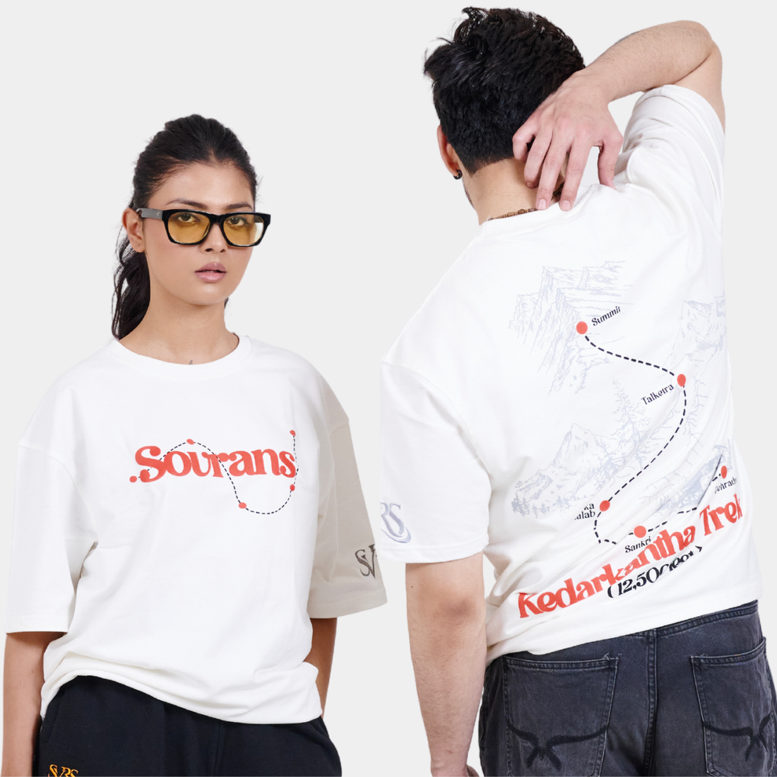 Kedarkantha Trek Oversized T-Shirt
