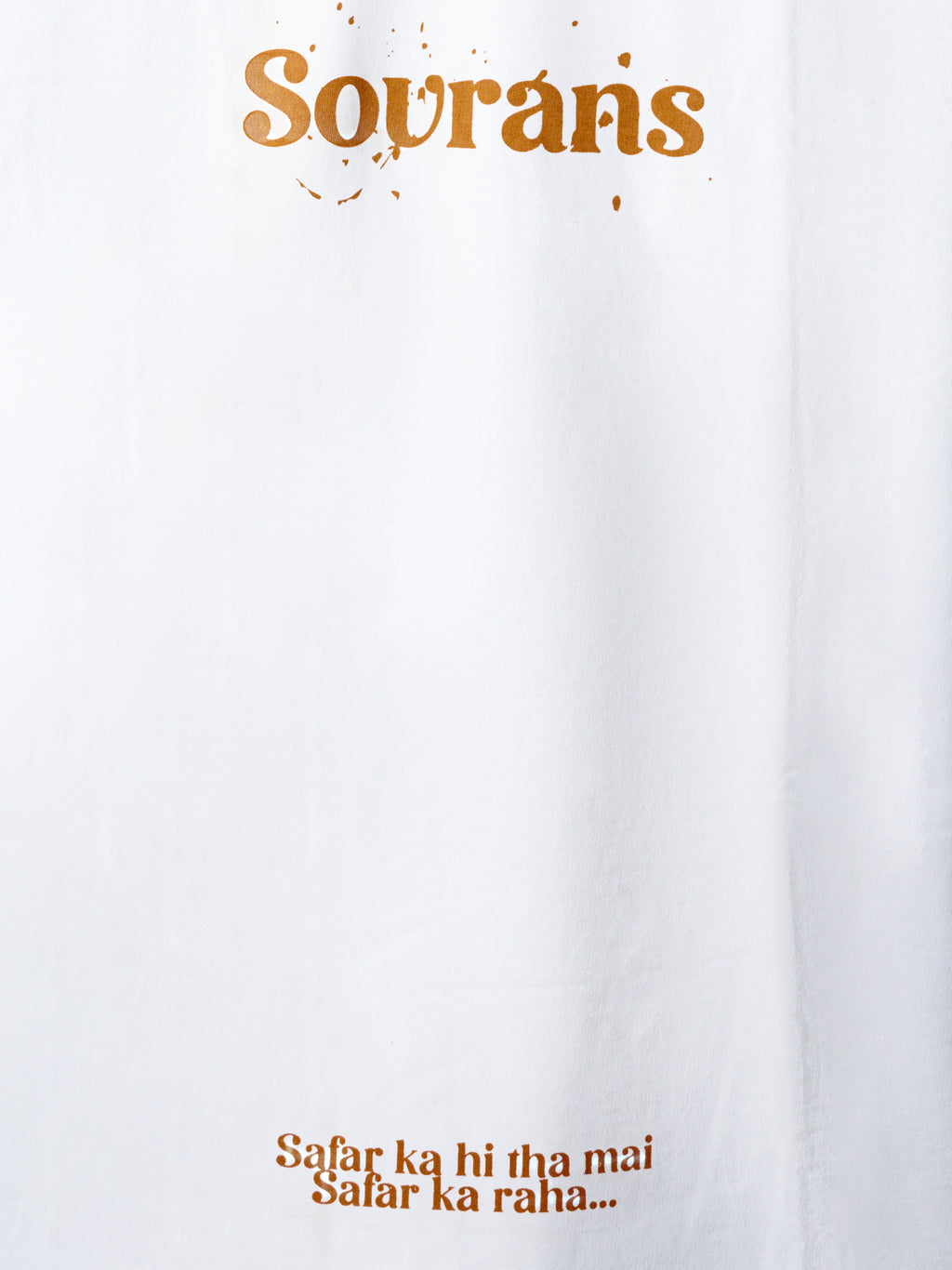 WHITE COLOUR SAFAR OVER SIZED TSHIRT