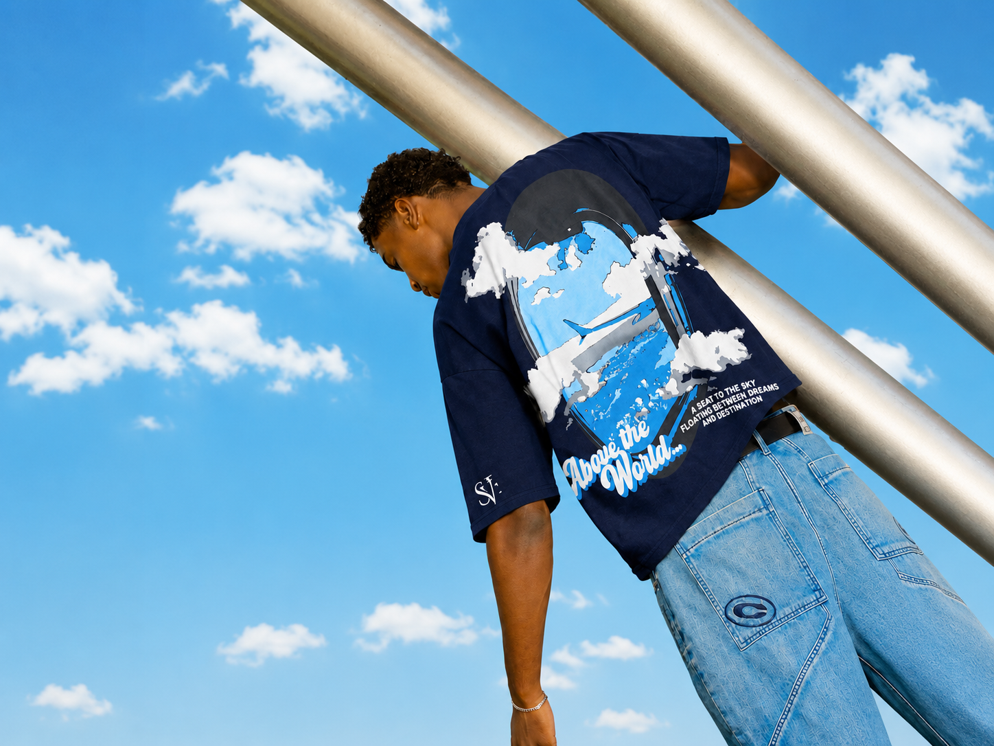 Above the World Oversized T-Shirt