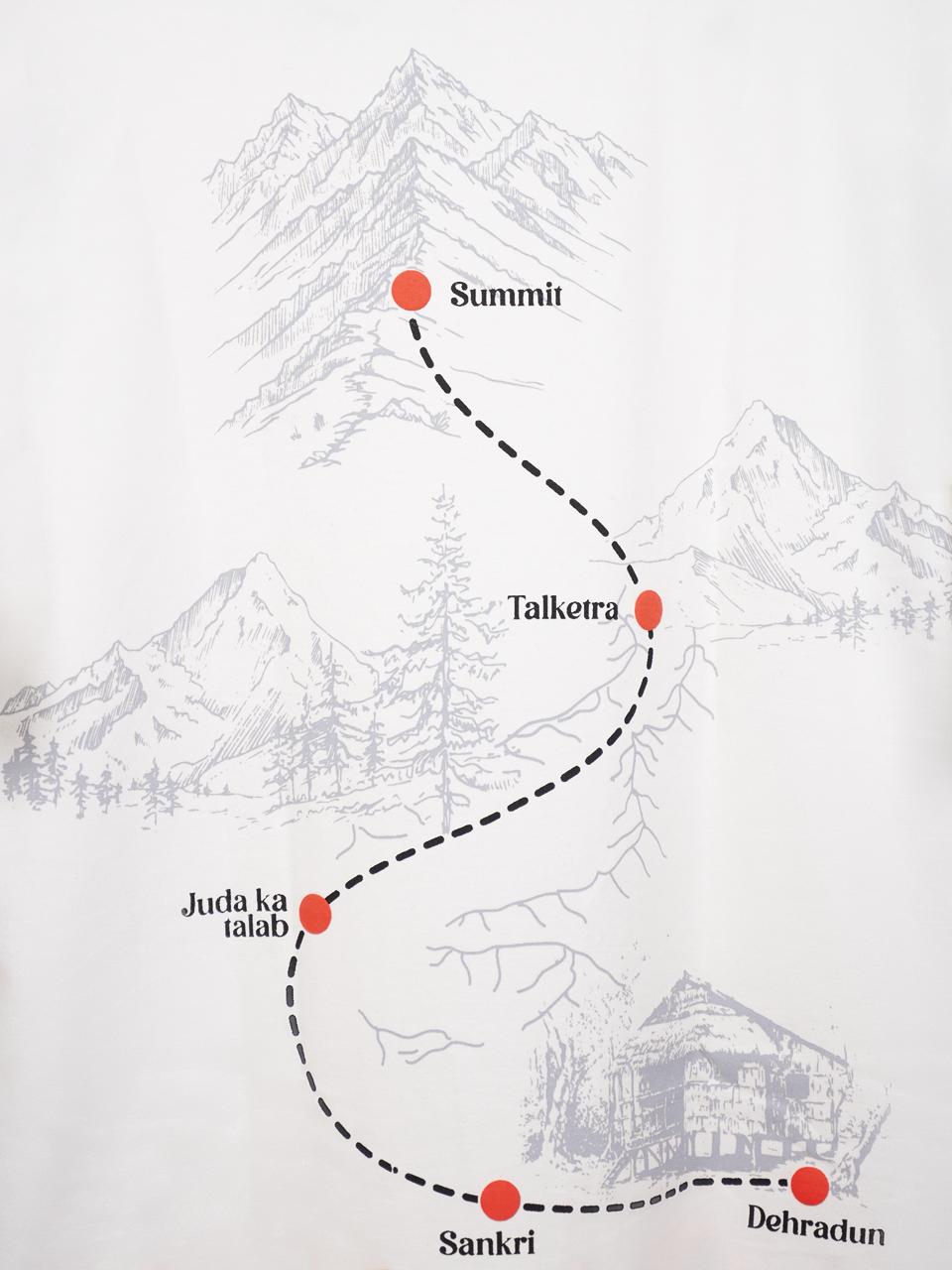 Kedarkantha Trek Oversized T-Shirt