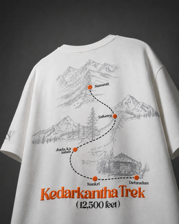 Kedarkantha Trek Oversized T-Shirt