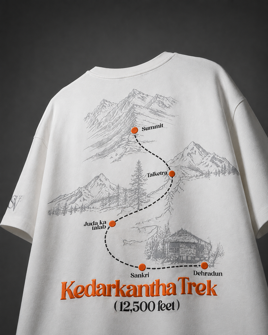 Kedarkantha Trek Oversized T-Shirt